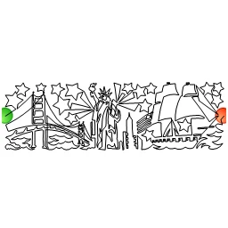 Stitch outline of 278_Americas_Pride_Panel_1
