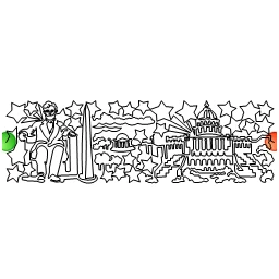 Stitch outline of 281_Americas_Pride_panel_4