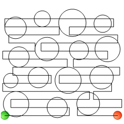 Stitch outline of Circles and Lines