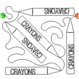 Stitch outline of Color Me