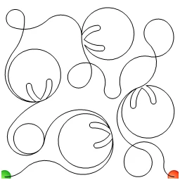 Stitch outline of jinglebellrolle2e