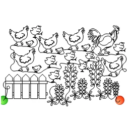 Stitch outline of ride into the sunset 4