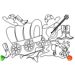Stitch outline of ride into the sunset 7