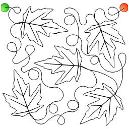 Stitch outline of ss-dbd-maple leaves-1