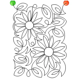 Stitch outline of ss-dbd-sunflower-1 e2e