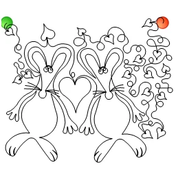 Stitch outline of SS-Honeymooners