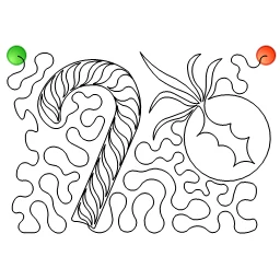 Stitch outline of SS-Seasons Greeting
