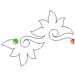 Stitch outline of Starburst