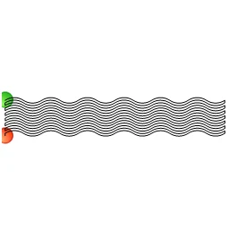 Stitch outline of Three Tours Wavy Stripe E2E