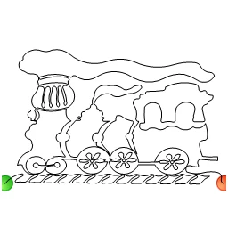 Stitch outline of TrainOne