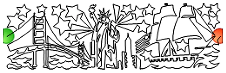 Stitch outline of 278_Americas_Pride_Panel_1