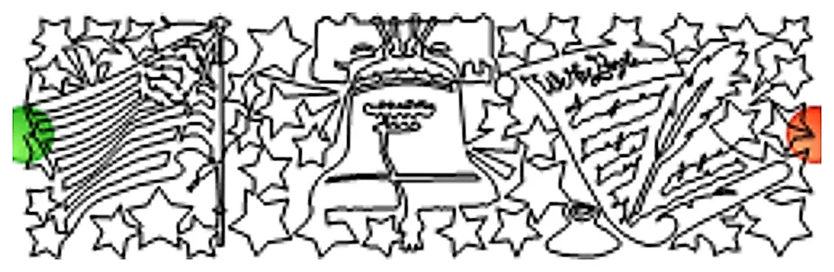 Stitch outline of 280_Americas_Pride_panel_3