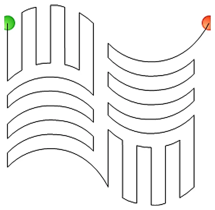 Stitch outline of AM-Rodeo