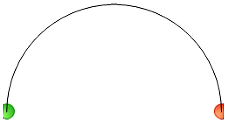 Stitch outline of clamshell