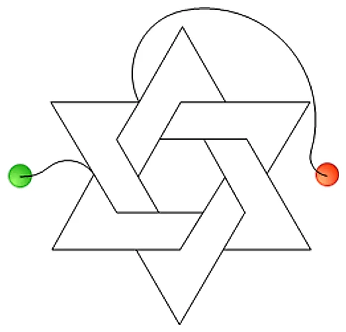 Stitch outline of FIS_Star-of-David-Celtic-horizontal