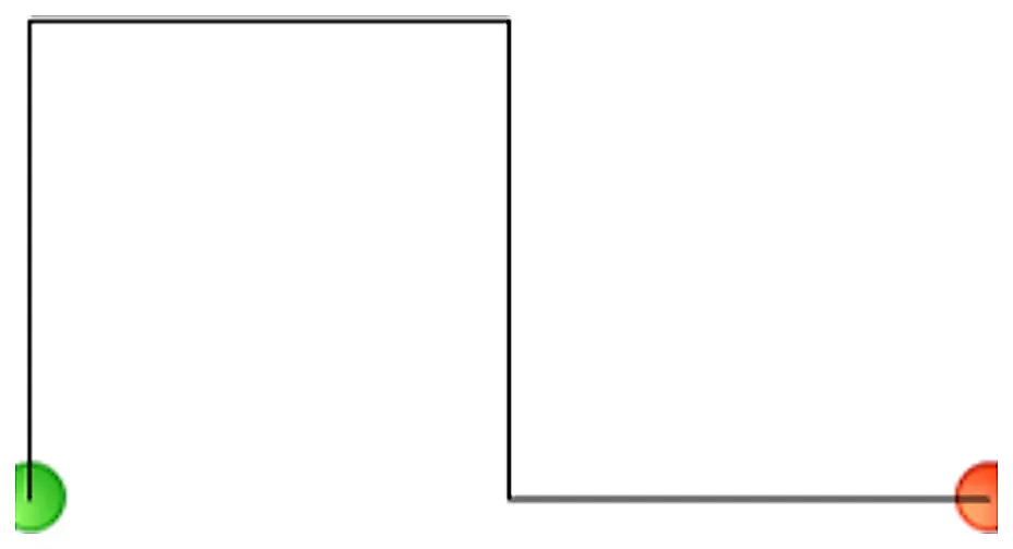 Stitch outline of geometric checker board