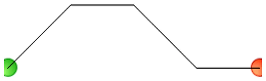 Stitch outline of honeycomb