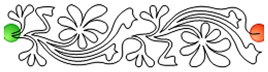 Stitch outline of Metropolitan