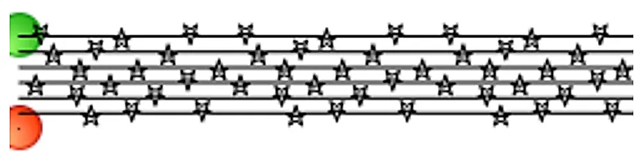 Stitch outline of Modern Stars revised