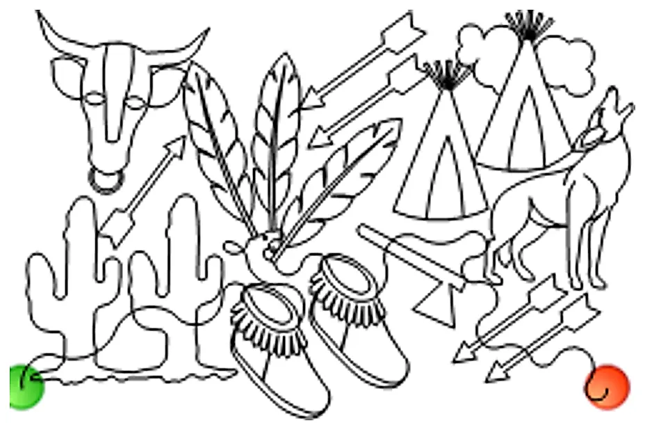 Stitch outline of ride into the sunset 6