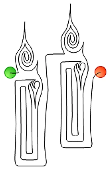 Stitch outline of SS-Candle I