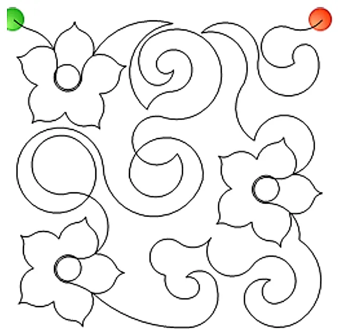 Stitch outline of ss-dbd-flower swirls-4 e2e