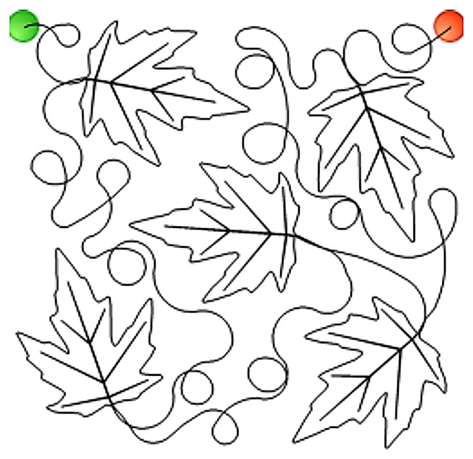 Stitch outline of ss-dbd-maple leaves-1