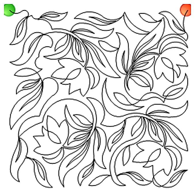 Stitch outline of ss-dbd-tulip garden-2008 e2e