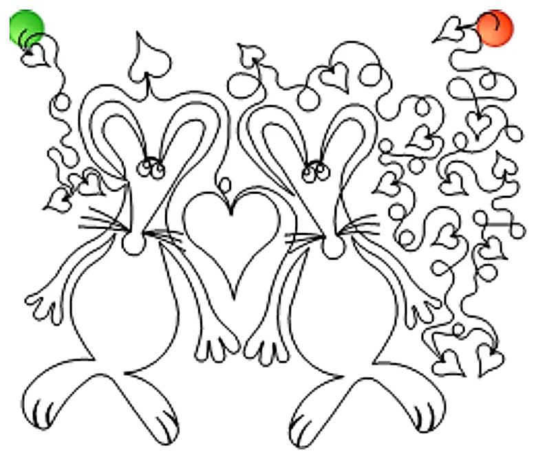 Stitch outline of SS-Honeymooners